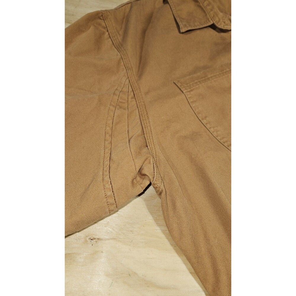 Jesse James Workwear Shirt Men 2XL Industrial Outdoor Button Down Brown Canvas - Picture 11 of 12